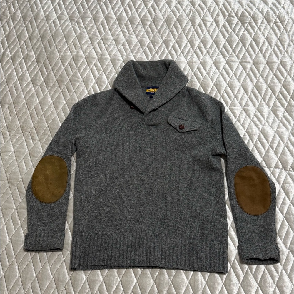 Gray Wool Men's Sweater